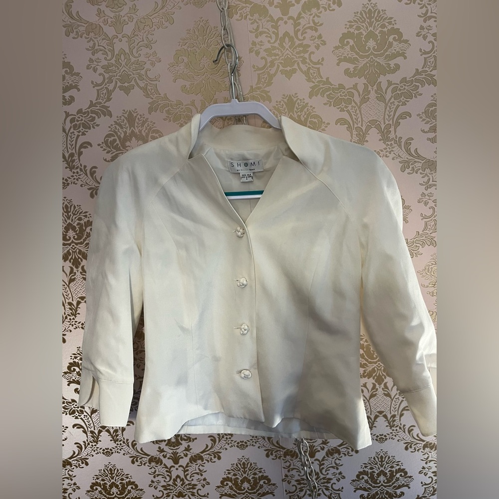 Shomi silk blazer